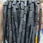 No_2465_Natural Volcanic Stone Rectangle_4*13mm_(Sold Per Strand)