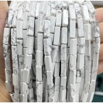 No_2478_Natural White Turquoise Rectangle Beads_4*13mm_(Sold Per Strand)