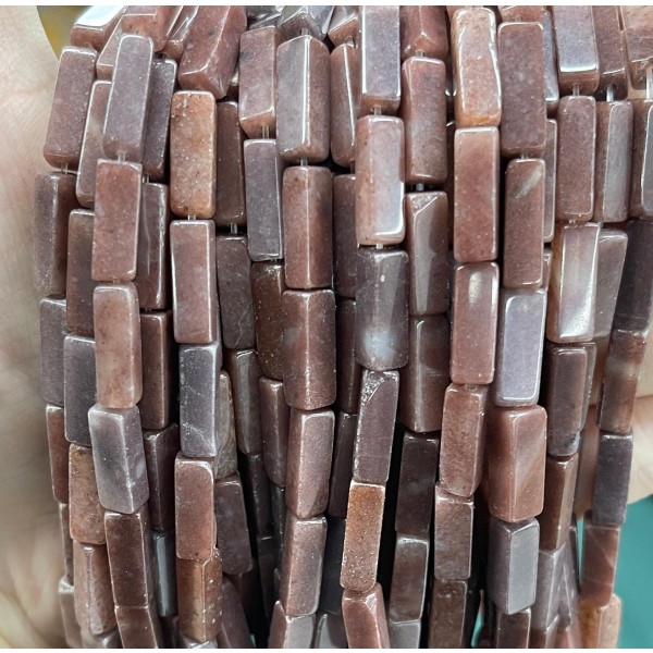 No_2492_Natural East Purple Mausoleum Rectangle Beads_4*13mm_(Sold Per Strand)