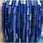 No_2500_Imitated Lapis Lazuli Chalcedony Rectangle Beads_4*13mm_(Sold Per Strand)