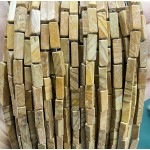 No_2502_Natural Yellow Picture Jasper Rectangle_4*13mm_(Sold Per Strand)