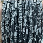No_2512_Natural Snowflake Stone Rectangle_4*13mm_(Sold Per Strand)