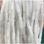 No_2524_Natural White Jade Rectangle Beads_4*13mm_(Sold Per Strand)