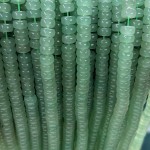 No_2562_Natural Green Aventurine Pillow Bead_7*4mm_(Sold Per Strand)
