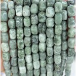 No_2588_Natural Lushan Jade Rectangle Nugget Beads_8*12mm_(Sold Per Strand)