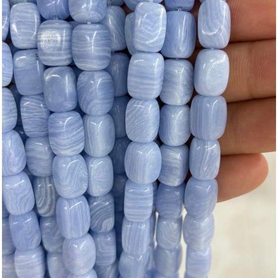 No_2601_Synthetic Purple Agate Rectangle Nugget Beads_8*12mm_(Sold Per Strand)