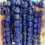 No_2607_Enhanced Lapis Lazuli Rectangle Nugget Beads_8*12mm_(Sold Per Strand)