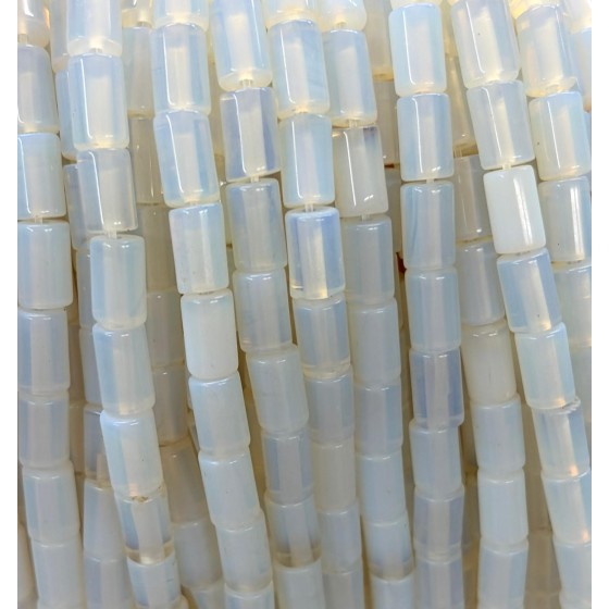 No_2659_Synthetic Opal Cylinder_5*8mm_(Sold Per Strand)
