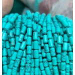 No_2679_Synthetic Turquoise Cylinder_4*8mm_(Sold Per Strand)