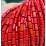 No_2694_Synthetic Red Jasper Cylinder_4*8mm_(Sold Per Strand)