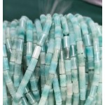 No_2701_Enhanced Gradient Blue Chalcedony Cylinder_4*8mm_(Sold Per Strand)