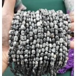 No_333_Natural Picture Jasper Egg Shaped Bead_6*8mm_(Sold Per Strand)