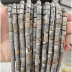 No_423_Natural Picture Jasper Cylinder_6*6mm_(Sold Per Strand)