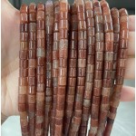 No_426_Natural Purple Aventurine Cylinder_6*6mm_(Sold Per Strand)