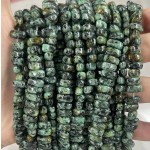 No_464_Enhanced African Turquoise Center Drilled (short) Cat's Eye Marquise Beads_4*8mm_(Sold Per Strand)
