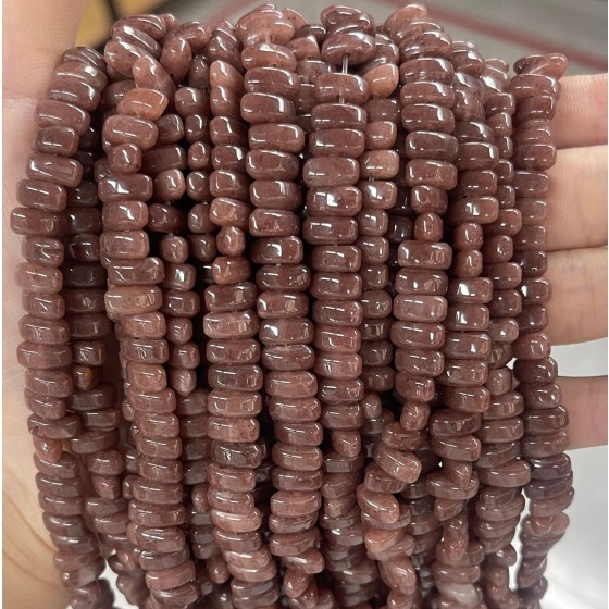 No_469_Natural Purple Aventurine Center Drilled (short) Cat's Eye Marquise Beads_4*8mm_(Sold Per Strand)
