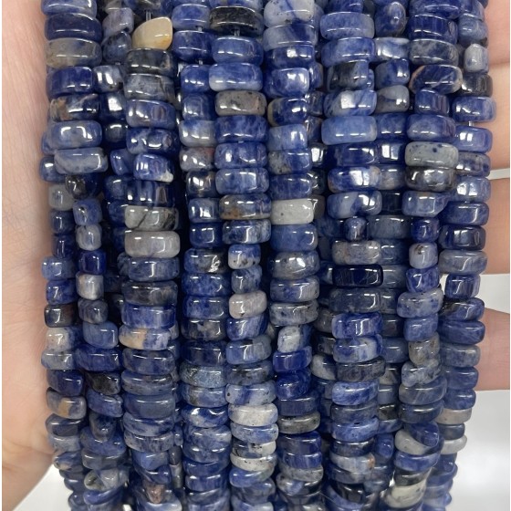 No_474_Natural Sodalite Marquise Beads_4*8mm_(Sold Per Strand)