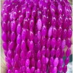 No_506_Enhanced Rose Red Chalcedony Beads_5*12mm_(Sold Per Strand)