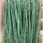 No_528_Natural Green Aventurine Small Cylinder_2*2mm_(Sold Per Strand)
