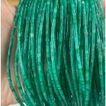 No_543_Enhanced Green Chalcedony Small Cylinder_2*2mm_(Sold Per Strand)