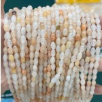 No_592_Natural Ice (translucent Grade) Pink Aventurine Beads_4*6mm_(Sold Per Strand)