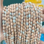 No_597_Synthetic Pink Imperial Jasper Beads_4*6mm_(Sold Per Strand)