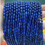No_644_Enhanced Lapis Lazuli Rice Beads_4*6mm_(Sold Per Strand)