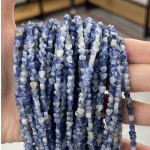 No_666_Natural Blue Spot Jasper Flat Heart_4mm_(Sold Per Strand)