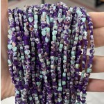No_679_Synthetic Purple Imperial Jasper Flat Heart_4mm_(Sold Per Strand)