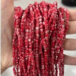 No_683_Synthetic Red Imperial Jasper Flat Heart_4mm_(Sold Per Strand)