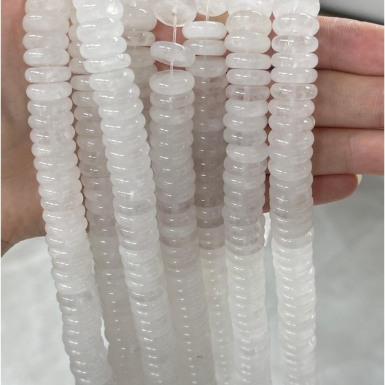 No_693_Natural White Jade Spacer_4*12mm_(Sold Per Strand)