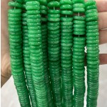 No_705_Enhanced Light Green Chalcedony Spacer_4*12mm_(Sold Per Strand)