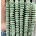 No_719_Natural Lushan Jade Flying Saucer Bead_5*12mm_(Sold Per Strand)