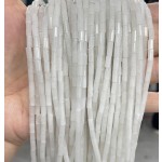 No_782_Natural White Jade Round Tube_6*3mm_(Sold Per Strand)