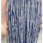No_788_Natural Blue Aventurine Stone Round Tube_6*3mm_(Sold Per Strand)