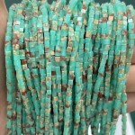 No_823_Synthetic Green Imperial Jasper Small Cubes_2mm_(Sold Per Strand)