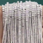 No_831_Synthetic Light Purple Stone Small Cubes_2mm_(Sold Per Strand)