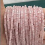 No_840_Natural Rose Quartz Disc (heishi) Spacer Beadss_2*3mm_(Sold Per Strand)