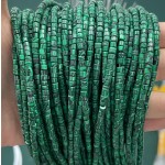 No_848_Synthetic Malachite Disc (heishi) Spacer Beads_2*3mm_(Sold Per Strand)