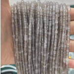No_859_Natural Gray Agate Disc (heishi) Spacer Beads_2*3mm_(Sold Per Strand)