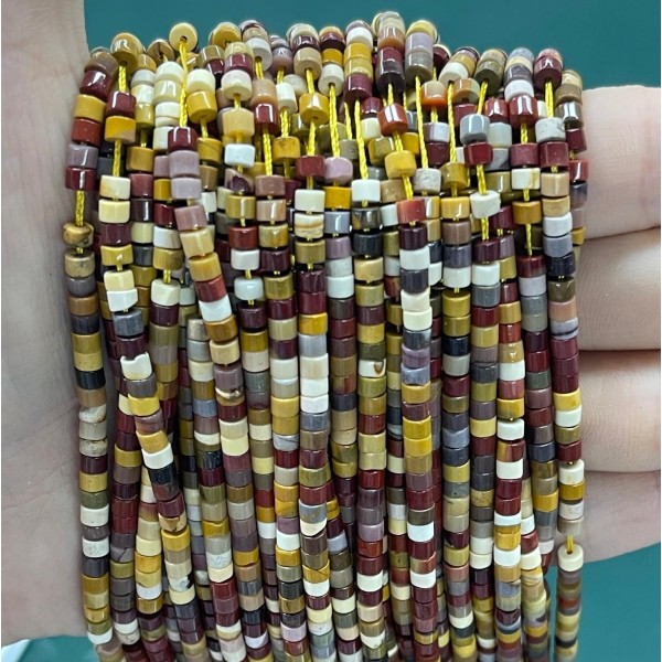 No_864_Natural Mookaite Jasper Disc (heishi) Spacer Beads_2*3mm_(Sold Per Strand)