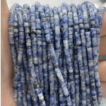 No_866_Natural Blue Spot Jasper Disc (heishi) Spacer Beads_2*3mm_(Sold Per Strand)