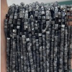 No_872_Natural Black Labradorite Disc (heishi) Spacer Beads_2*3mm_(Sold Per Strand)