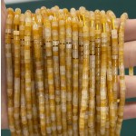 No_878_Natural Yellow Jade Disc (heishi) Spacer Beads_2*3mm_(Sold Per Strand)