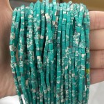 No_925_Synthetic Green Imperial Jasper Small Rectangle_2*4mm_(Sold Per Strand)