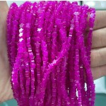 No_982_Enhanced Rose Red Chalcedony Flat Five Pointed Star_4mm_(Sold Per Strand)