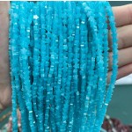 No_983_Enhanced Lake Blue Chalcedony Flat Five Pointed Star_4mm_(Sold Per Strand)