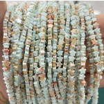 No_984_Synthetic Shoushan Stone Flat Five Pointed Star_4mm_(Sold Per Strand)