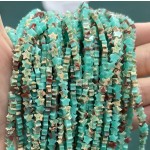 No_994_Synthetic Light Green Imperial Jasper Flat Five Pointed Star_4mm_(Sold Per Strand)