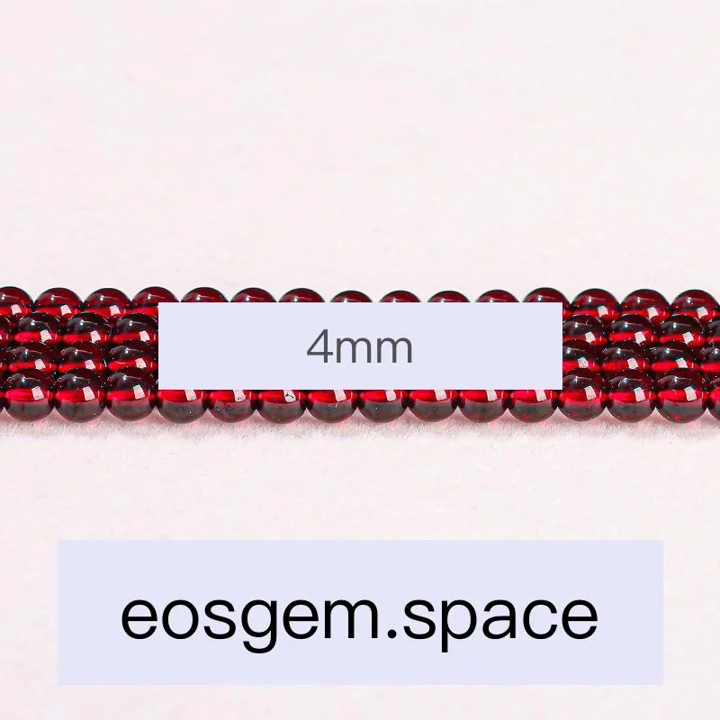 No_4021_8A Natural Wine Garnet Beads_4mm_(Sold Per Strand)